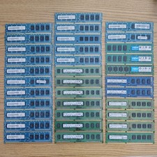 Lot of 34 Major 4GB DDR3L 1600 MHz UDIMM PC3L-12800U Desktop RAM Memory Modules