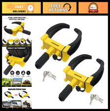 Universal Wheel Lock Clamp - Anti-theft Tire Boot For Trailers Suvs Atvs 2 Pa