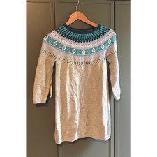 TEA COLLECTION sz 8 girls sweater dress EUC