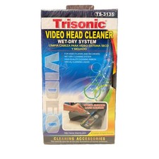 Video Head Cleaner - VCR Cleaner - VHS Cleaner - Wet-Dry System New Sealed