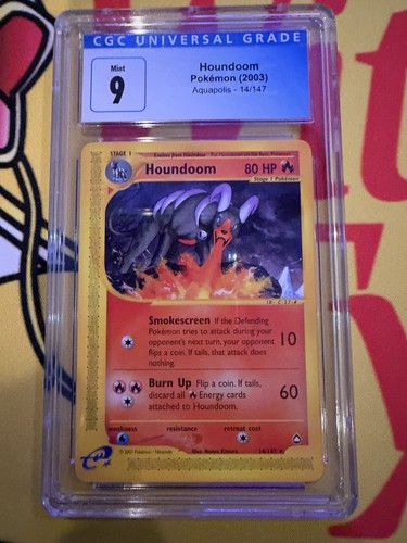Houndoom graded CGC 9 for sale on eBay