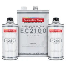Restoration Shop 1.5 Gallon Ultra Flow Premium European Clearcoat Auto Paint Kit
