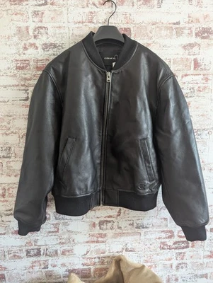 Coach Leather Bomber CY562 Black Size Small - Image 1 of 4