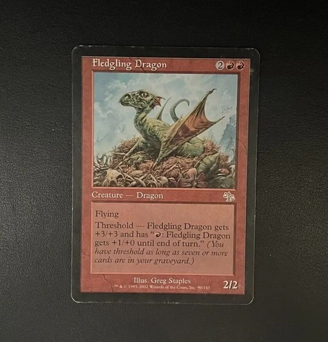 Magic The Gathering - Fledgling Dragon Judgment 90/143 Regular Rare - 第 1/2 張圖片