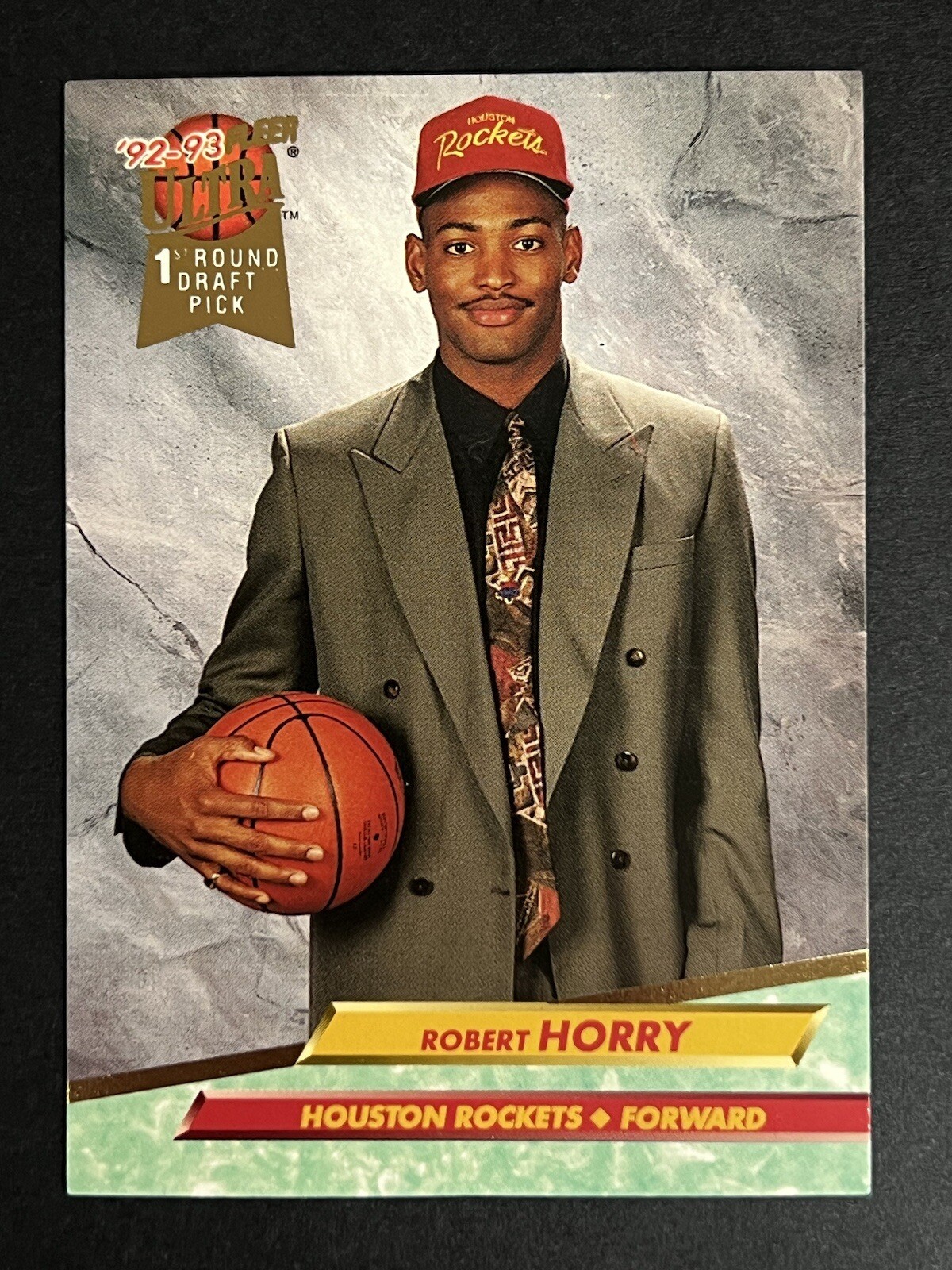 1992-93 Fleer Ultra #195 Robert Horry RC Rookie Houston Rockets NM Near Mint