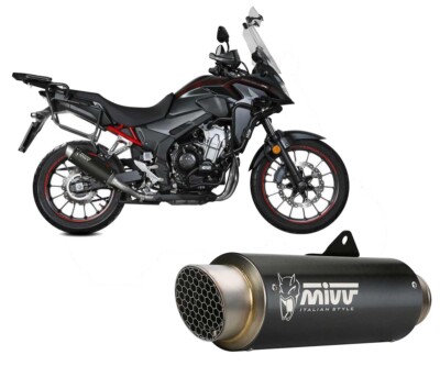 Exhaust Muffler Mivv GPpro Black Inox for HONDA CB 500 X 2021