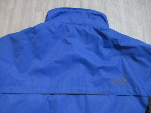 Jack Wolfskin Goretex Jacket Mens Blue XL Waterproof Rain GTX Walking Outdoors - Picture 13 of 16