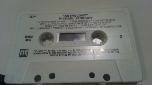 Michael Jackson Anthology Cassette Tape - Picture 4 of 5