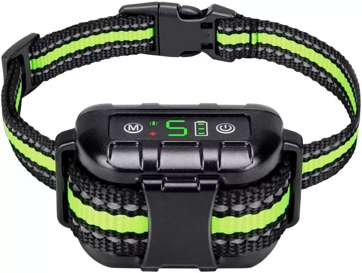 Flittor Bark Collar No Bark Rechargeable Adjustable Sensitivity Intensity  Beep V | eBay