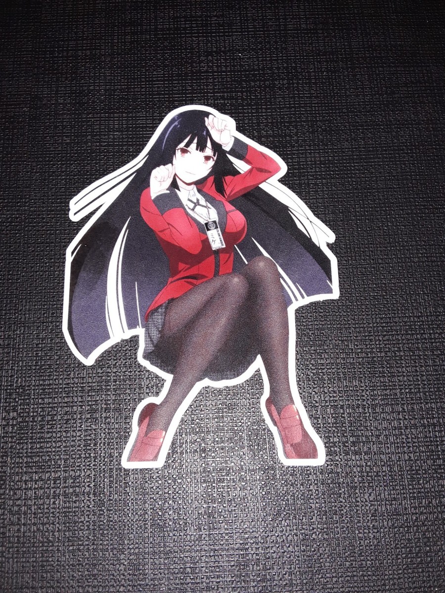 Yumeko Jabami Kakegurui Glossy Sticker Anime Waterproof!