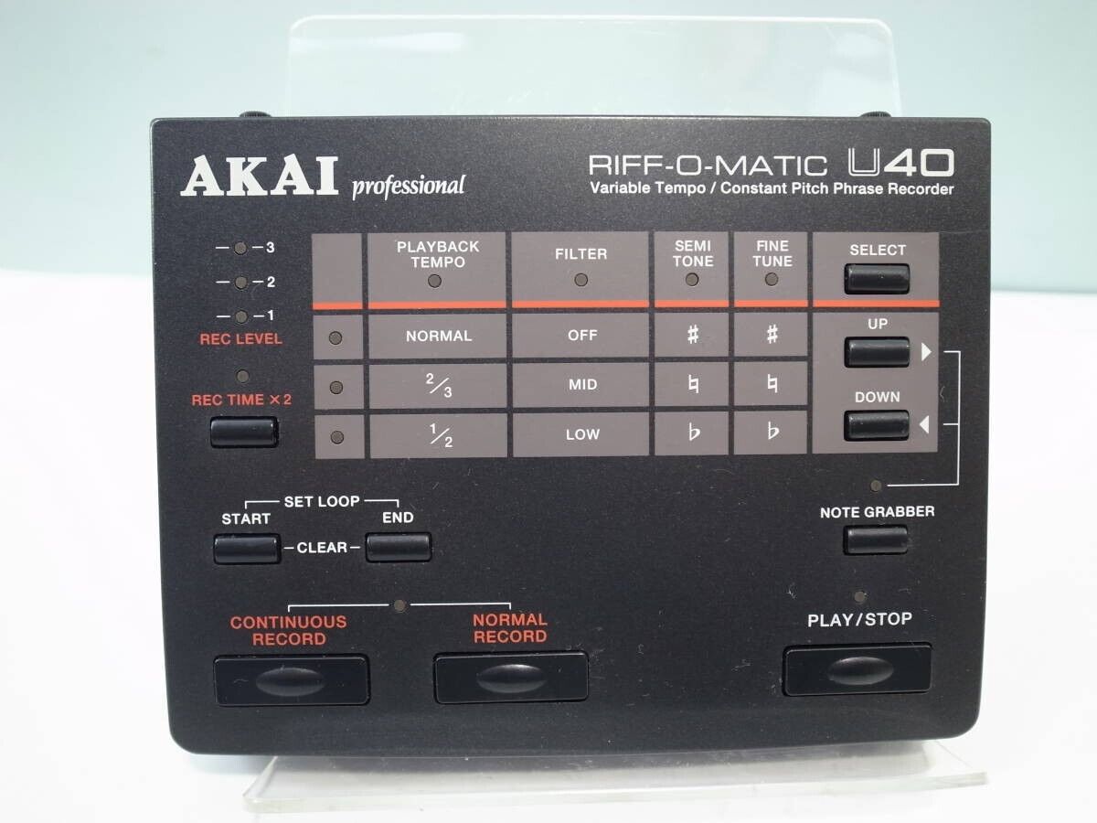 Akai U40 RIFF-O-MATIC Phrase Sampler tested free shipping | eBay Akai U40 RIFF-O-MATIC Phrase Sampler tested free shipping | eBay