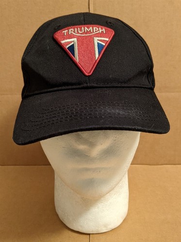 Gorra de béisbol Triumph For The Ride negra parche rojo algodón/poliéster como está - Imagen 2 de 10