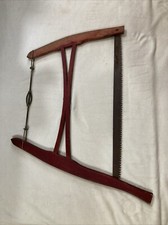 VINTAGE ANTIQUE CROSS CUT WOOD BUCK / BOW SAW  30in Barn Tool