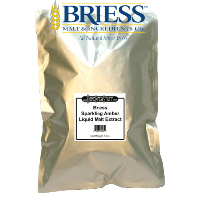 6lb LIQUID MALT EXTRACT SPARKLING AMBER LME Home Beer Brewing Homebrew Recipe