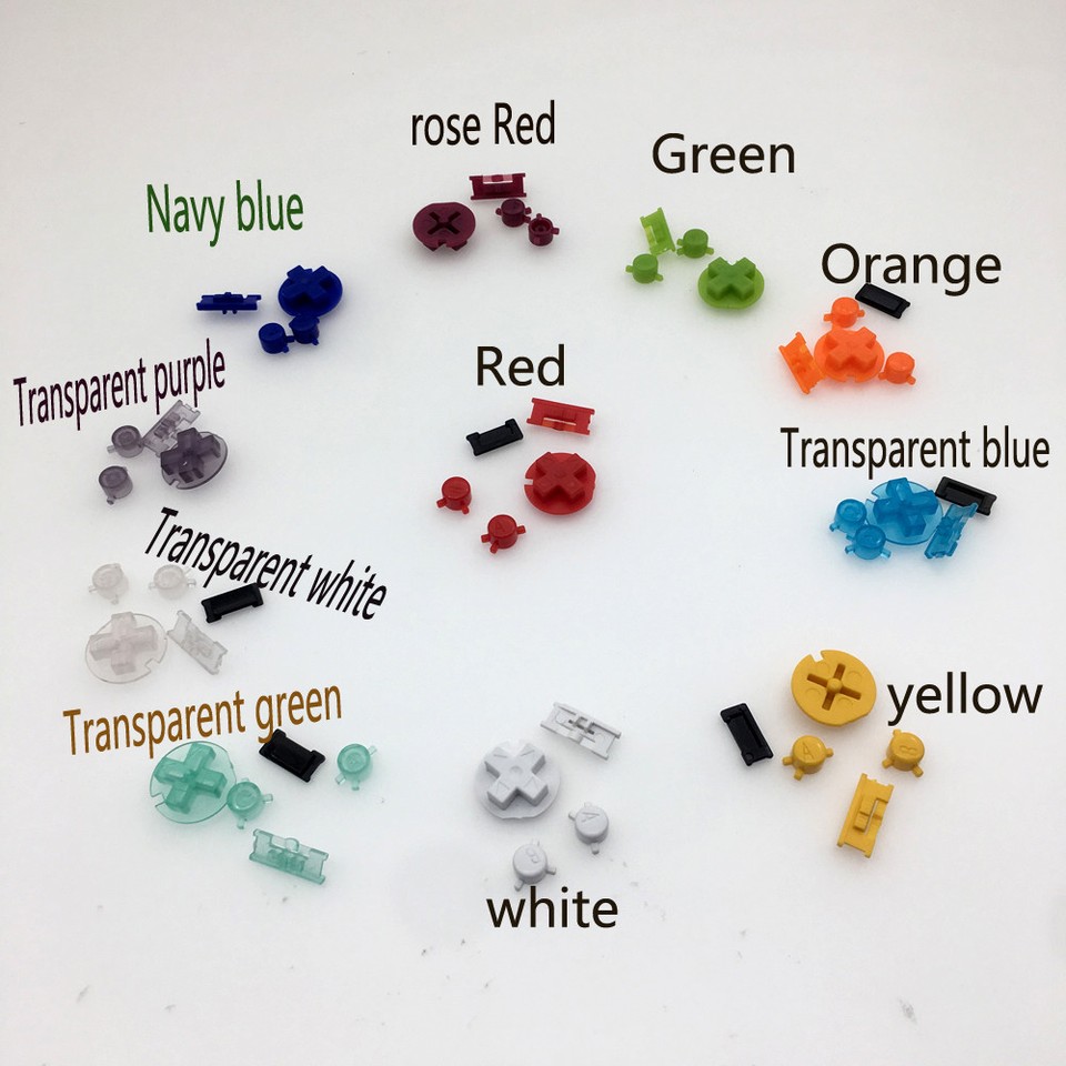purple Housing Shell Buttons Mod for Nintendo Game Boy Color GBC | eBay