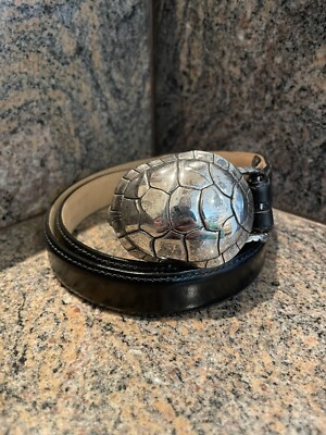 その他ブランド / kieselstein Cord/ベルト/レザー/BLK/メンズ RARE! Kieselstein Cord Silver Turtle Buckle With Black Leather