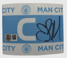 Erling Haaland Signed Manchester City Captain's Armband BAS Beckett Witnessed