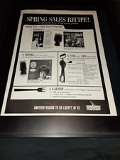 Timi Yuro & Bobby Vee Rare Original 1962 Liberty Records Promo Poster Ad Framed