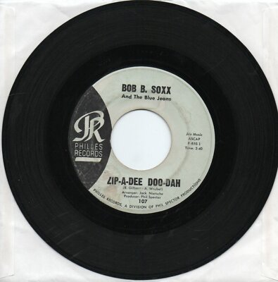 Bob B. Soxx   Zip A Dee Doo Dah On  Philles   Original  45