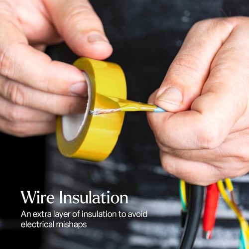 Premium Electrical Insulation Tape PVC Flame Retardant 19mm x 20m Strong, Sticky - Picture 36 of 46