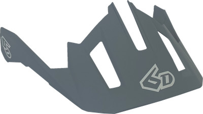 6D HELMETS 77-0122 ATB-2T Visor - Ascent - Gray - XS/S