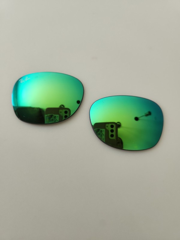 Authentic Ray Ban Replacement Lenses Rb 2132 New Wayfarer Size 52 Mirrored