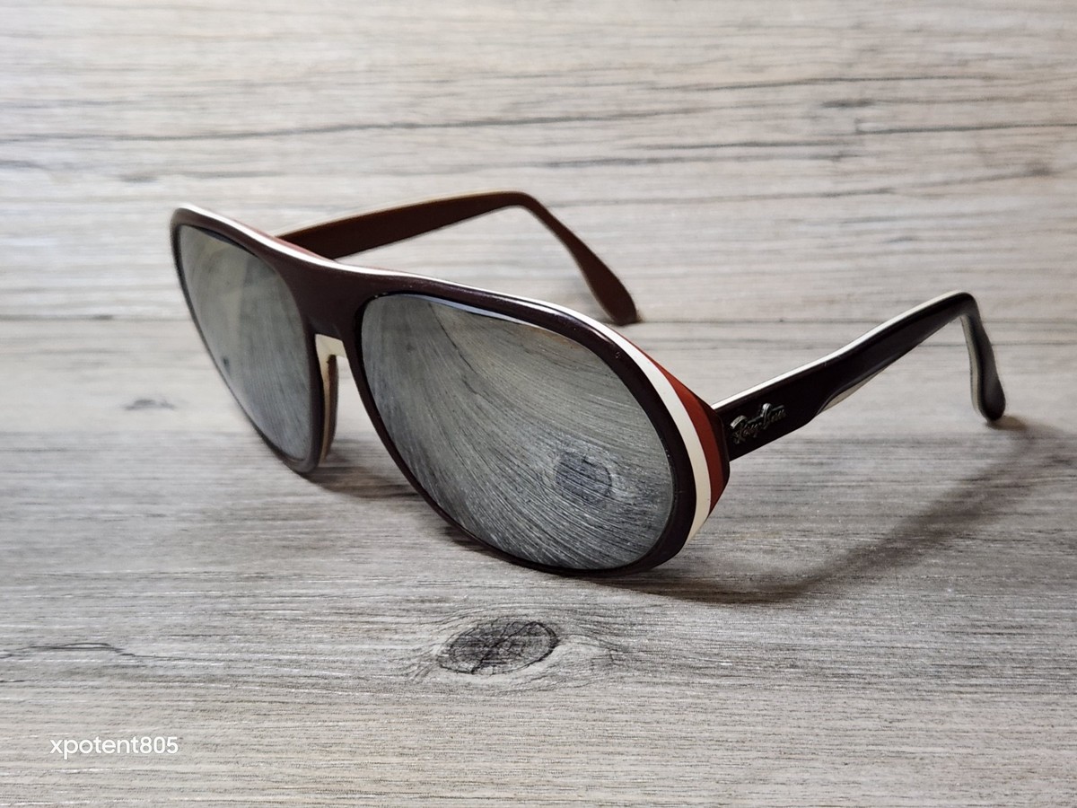 Vtg 1970s Ray-Ban B&L USA Blazer Brown Tri Color Sunglasses Rare