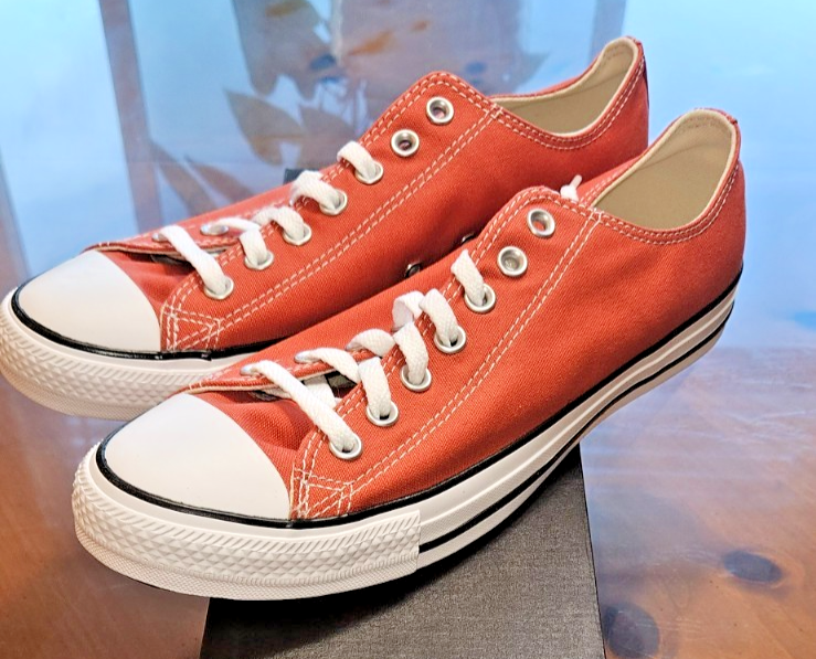 SAOLA Uomo Ragazzo Converse Chuck Taylor All Star colore bassa stagione opale fuoco