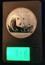Chinese Panda 10 Yuan 2011 0.999 Silver 1 oz Bullion Coin 102.10 per troy oz