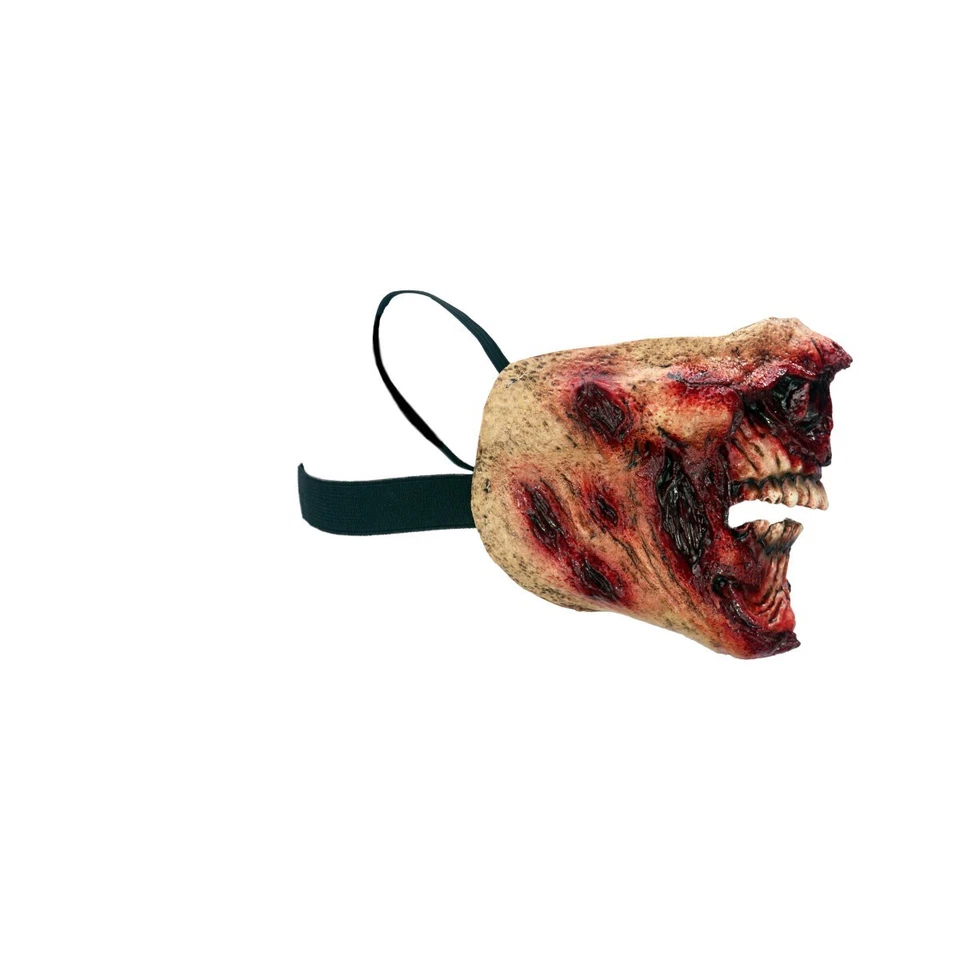 Ghoulish Productions Muzzle Zombie Walker Face Mask Horror Halloween Cosplay - Image 4 of 4