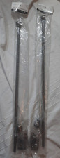 2- Mainstays Adjustable 28-48  Bronze Ball Caf  Curtain Rod Bronze 5/8  New