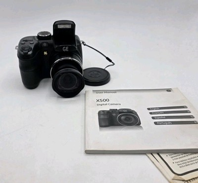 GE Power Pro Series X500 16MP Digital Camera 15X Optical Zoom W/ Manual Tested 