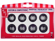 Amt Amtpp038 125 Model Kit Goodyear Polyglas Gt Tires Set Of 8 Amt Amtpp038 125 Model Kit Goodyear Polyglas Gt Tires Set Of 8