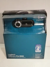 New Logitech Webcam Pro 9000 Hd 720 Includes Logitech Vid Autofocus C Zeiss