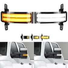 ROCCS Sequential Turn Signal Lights Switchback Full LED Side Tow Mirror Marke...