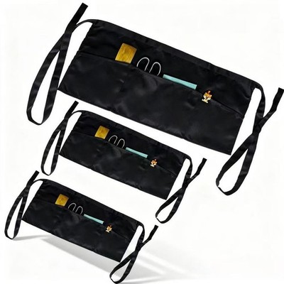 Adjustable Server Apron with 3 Pockets Kitchen Waitress Uniform Server Staff