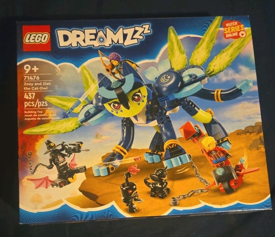 LEGO Dreamzzz Zoey and Zian the Cat-Owl Building Kit 71476