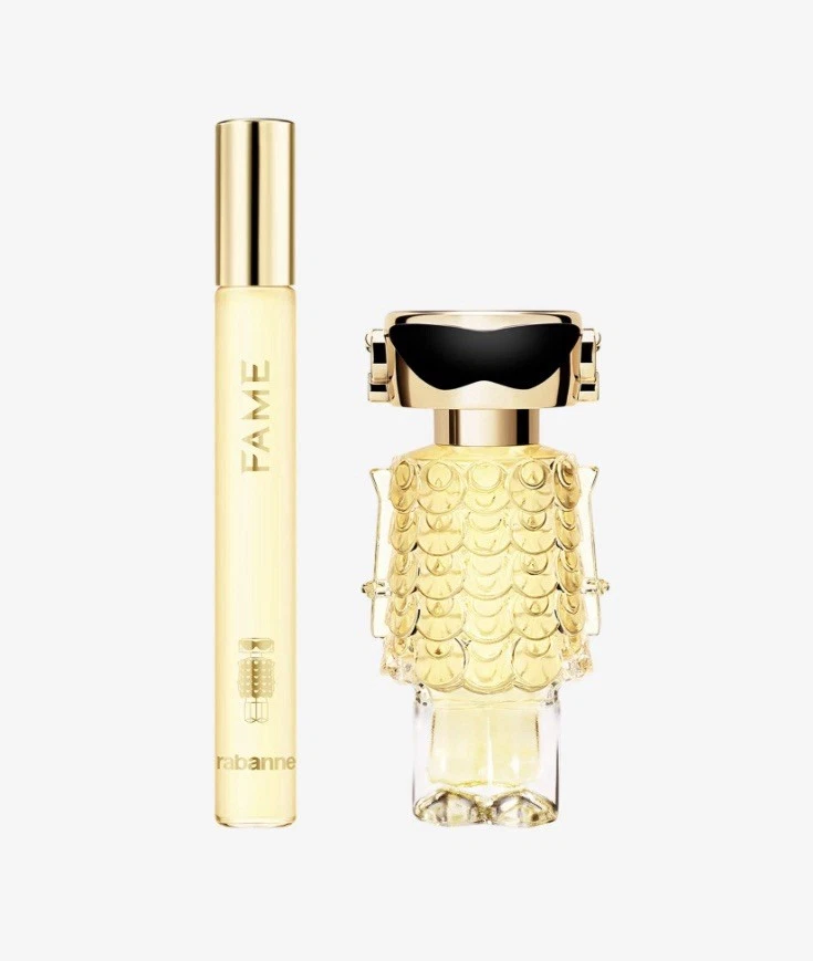 Rabanne Mini e Travel Size Fame Eau de Parfum Conjunto de Presente, Novo Em Caixa Selada - Imagem 3 de 3