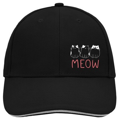 Kappe Katzen Meow Comic Geschenkidee Katzen Meow Geschenk Präsent Mitbringsel So