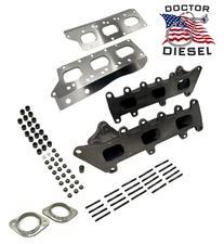 HIGH FLOW Exhaust Manifold Kit For 2017-2020 Ford F-150 F150 3.5L Ecoboost