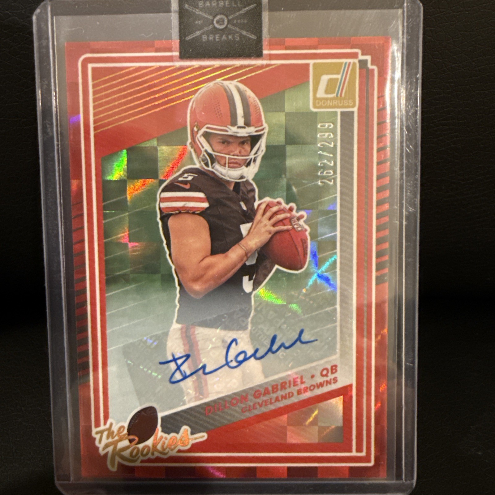 2025 Donruss The Rookies Autograph Auto #33 Dillon Gabriel 229/299 Rookie RC