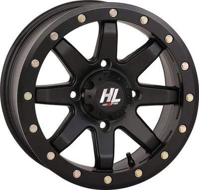 HL9 Beadlock Rr Wheel Matte Blk 14x10 4/137 5+5 Can Am Defender Pro HD10 24