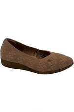 Skechers Cleo Crochet Wedge With Grace Tan