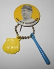 1950's Baseball Jackie Robinson Rookie Brooklyn Dodgers World Series Pin Button