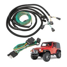 Tailer Wiring Harness RV Wiring Harness Compatible with Wrangler TJ 1998-2006...