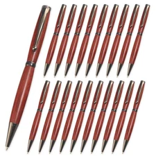 Fancy Pen Kit, Gun Metal Finish, 20 Pack, Legacy Woodturning