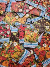 Thompson & Morgan Nasturtium Flower Seeds - Job lot of 20 packets 