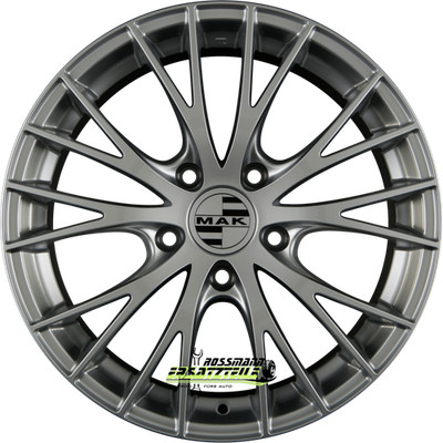 4x Mak Rennen silver 9x18 ET50 - LK5/130 ML71.6 Felge Alu