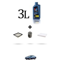 Hoffcar Wartungsset 3 Filter Und 3L ÖL FüR Nissan Almera Ii (N16) 1.5 72Kw