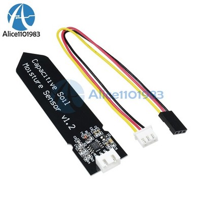 Analog Capacitive Soil Moisture Sensor V1.2 Corrosion Resistant+Cable Wire *bn